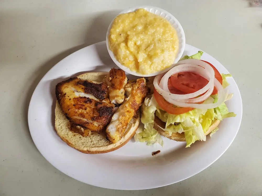 Blackened Grouper Sandwich